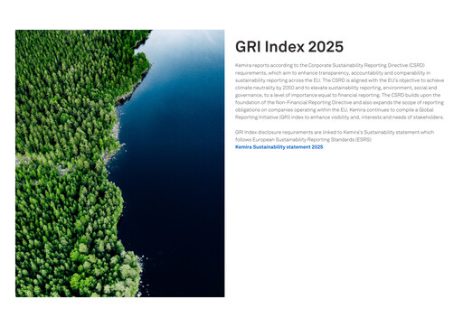 Thumbnail Kemira Sustainability Report 2025