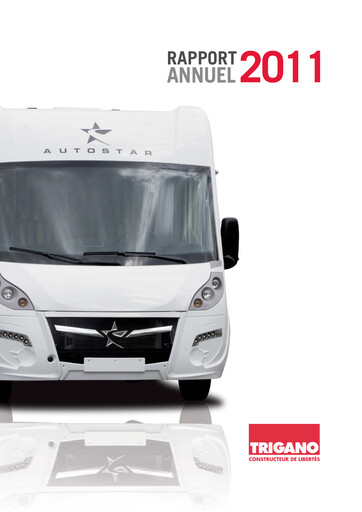 Thumbnail Trigano Annual Report 2011