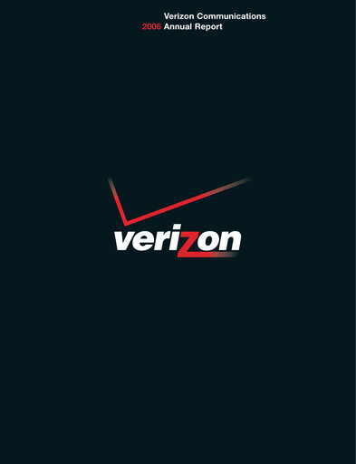 Thumbnail Verizon Annual Report 2006