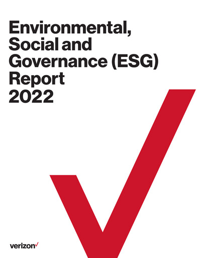 Thumbnail Verizon ESG Report 2022