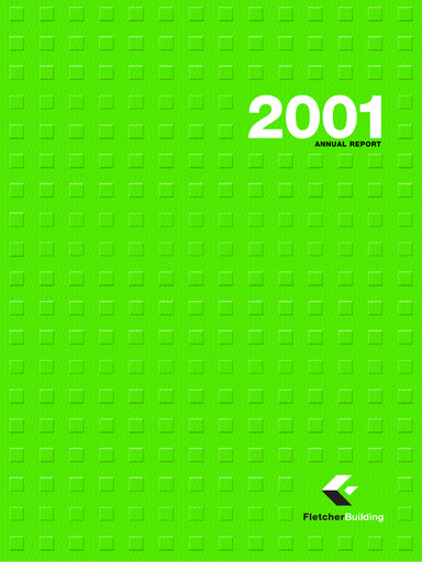 Miniature Fletcher Building Rapport annuel 2001