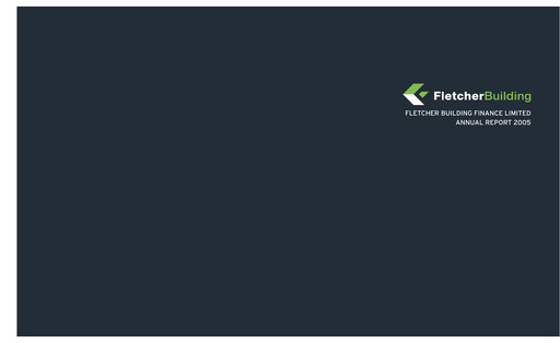Miniature Fletcher Building Rapport annuel 2005