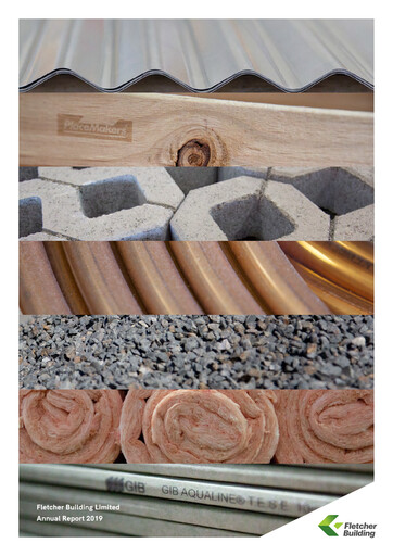 Miniature Fletcher Building Rapport annuel 2019
