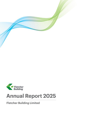 Thumbnail Fletcher Building Annual Report 2025