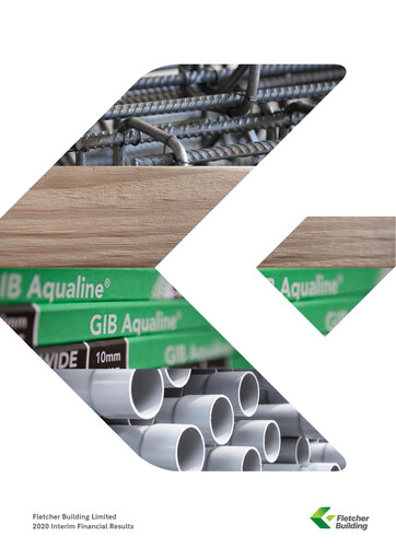 Thumbnail Fletcher Building Half-year Report 2020-h1