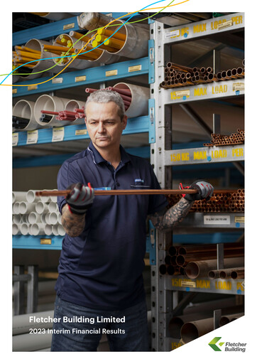 Thumbnail Fletcher Building Half-year Report 2023-h1