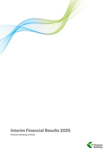 Thumbnail Fletcher Building Half-year Report 2025-h1