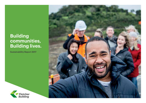 Thumbnail Fletcher Building Sustainability Report 2017