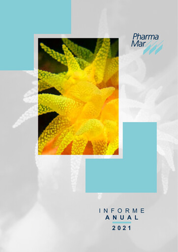 Miniature Pharma Mar Rapport annuel 2021