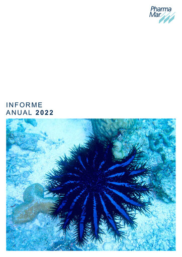 Miniature Pharma Mar Rapport annuel 2022