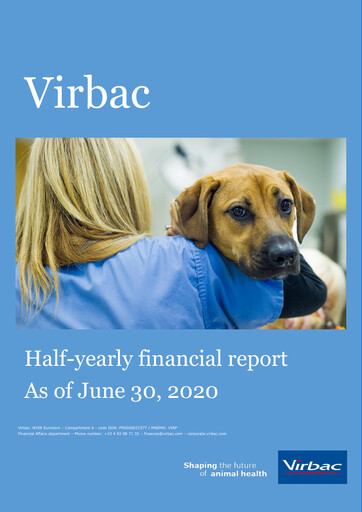 Thumbnail Virbac SA Half-year Report 2020-h1