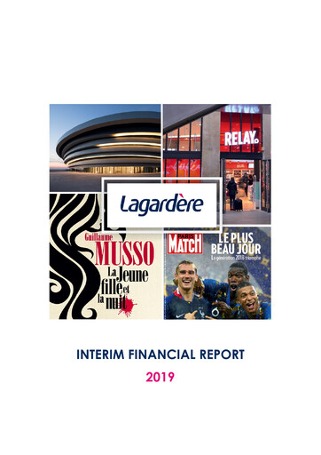 Miniature Groupe Lagardère
 Bilan financier 2019-h1