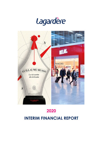 Miniature Groupe Lagardère
 Bilan financier 2020-h1