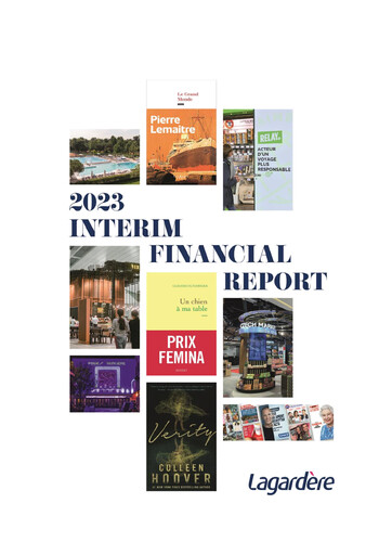 Miniature Groupe Lagardère
 Bilan financier 2023-h1
