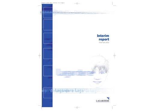 Thumbnail Groupe Lagardère
 Half-year Report 2002-h1