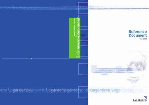 Miniature Groupe Lagardère
 Document d'enregistrement universel 2001