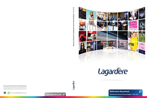 Miniature Groupe Lagardère
 Document d'enregistrement universel 2010