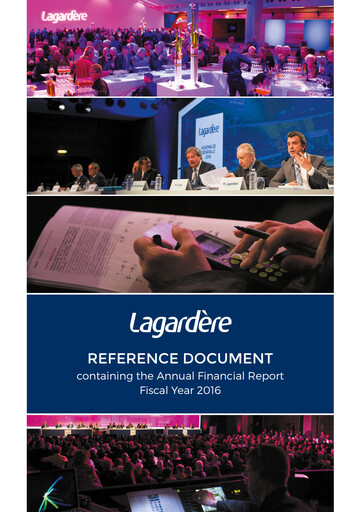 Miniature Groupe Lagardère
 Document d'enregistrement universel 2016