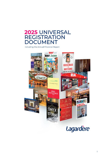 Miniature Groupe Lagardère
 Document d'enregistrement universel 2025