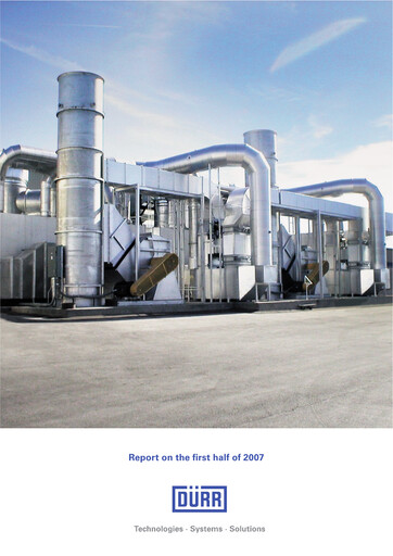 Thumbnail Dürr Half-year Report 2007-h1