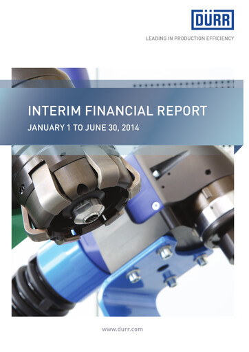 Thumbnail Dürr Half-year Report 2014-h1