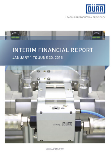 Thumbnail Dürr Half-year Report 2015-h1