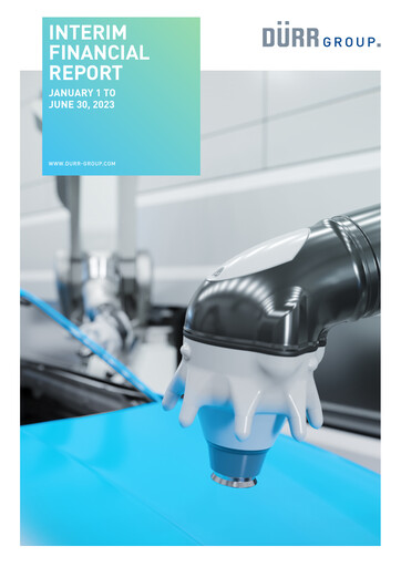 Thumbnail Dürr Half-year Report 2023-h1
