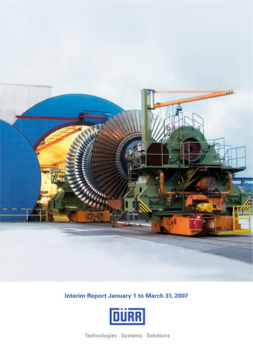 Thumbnail Dürr Quarterly Report 2007-q1