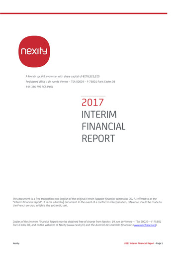 Vorschaubild Nexity Finanzbericht 2017-h1