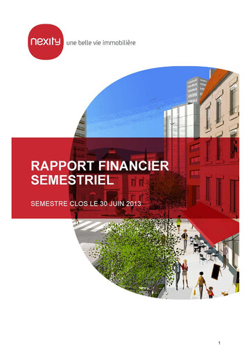 Vorschaubild Nexity Finanzbericht 2013-h1