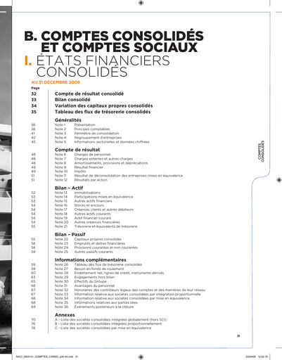 Thumbnail Nexity Financial Statement 2008