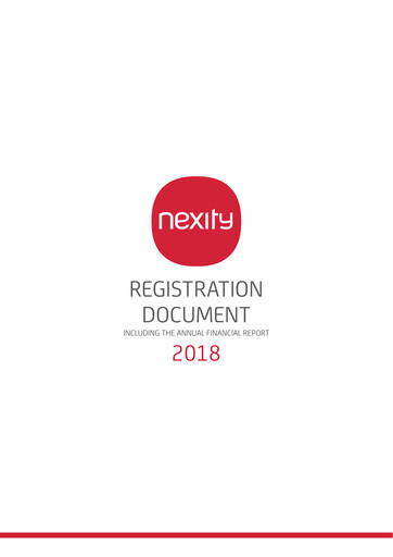 Vorschaubild Nexity Universelles Registrierungsdokument 2018