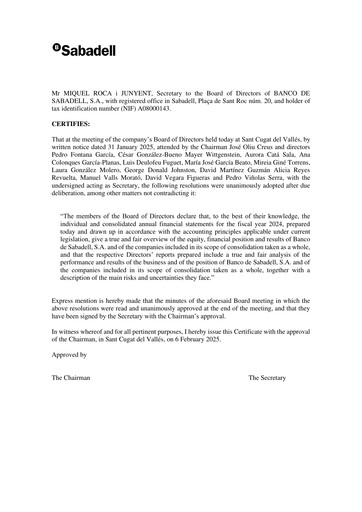 Thumbnail Banco Sabadell
 Financial Statement 2024