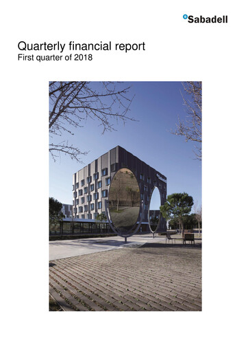 Miniature Banco Sabadell
 Rapport trimestriel 2018-q1