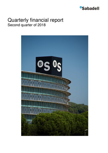 Miniature Banco Sabadell
 Rapport trimestriel 2018-q2