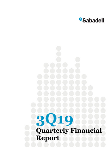 Miniature Banco Sabadell
 Rapport trimestriel 2019-q3