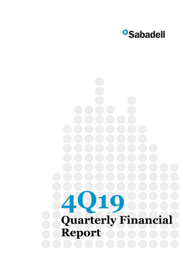 Miniature Banco Sabadell
 Rapport trimestriel 2019-q4