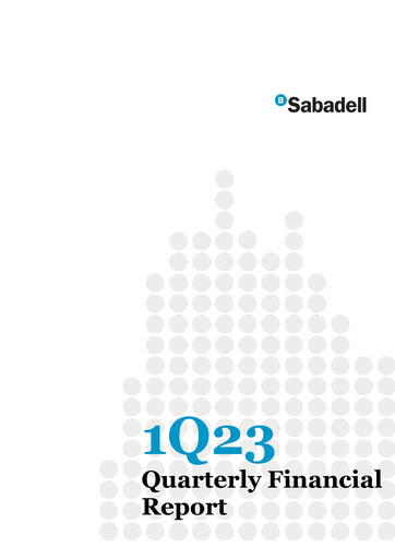 Miniature Banco Sabadell
 Rapport trimestriel 2023-q1
