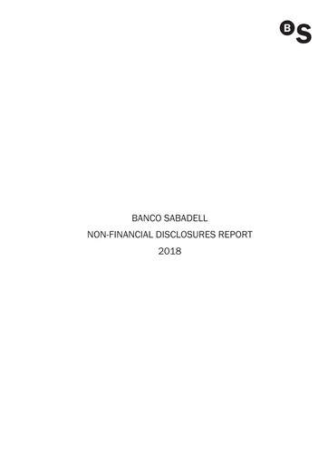 Thumbnail Banco Sabadell
 Sustainability Report 2018