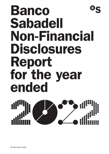 Thumbnail Banco Sabadell
 Sustainability Report 2022