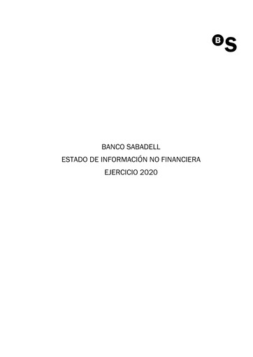 Thumbnail Banco Sabadell
 Sustainability Report 2020