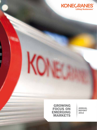 Thumbnail Konecranes
 Annual Report 2012