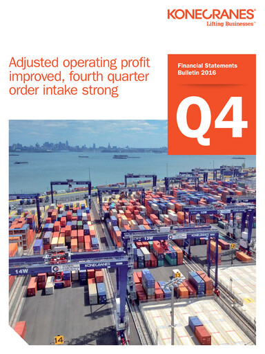 Thumbnail Konecranes
 Financial Report 2016
