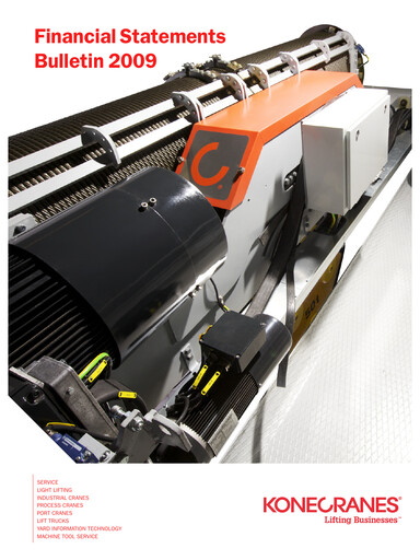 Vorschaubild Konecranes
 Finanzmitteilung 2009