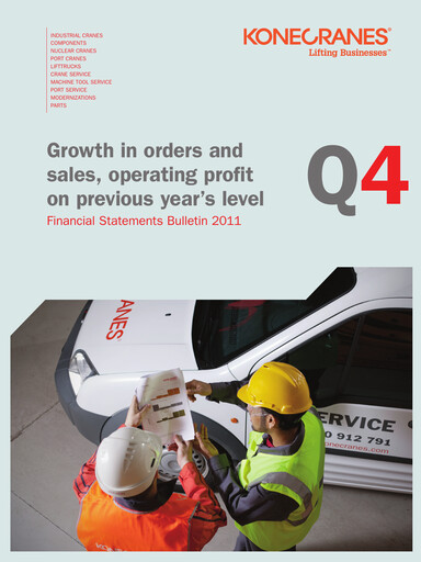 Vorschaubild Konecranes
 Finanzmitteilung 2011