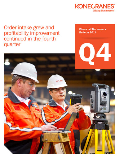 Vorschaubild Konecranes
 Finanzmitteilung 2014