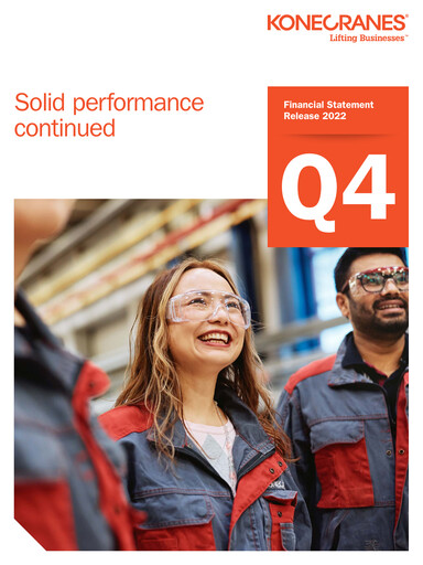 Vorschaubild Konecranes
 Finanzmitteilung 2022