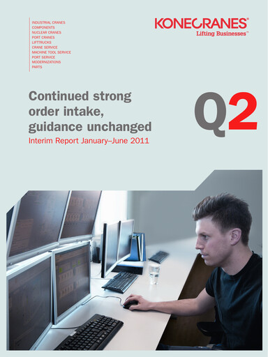 Thumbnail Konecranes
 Half-year Report 2011-h1