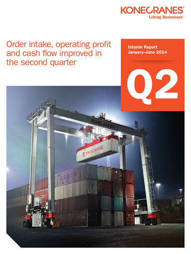 Thumbnail Konecranes
 Half-year Report 2014-h1