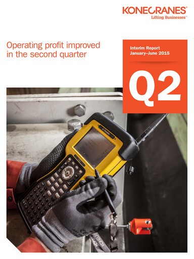 Thumbnail Konecranes
 Half-year Report 2015-h1